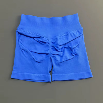 Impact Shorts 4.5" Women Yoga Shorts Seamless Low Waist Scrunch Bum Gym Leggings Workout Stretch Fitness Sports Shorts